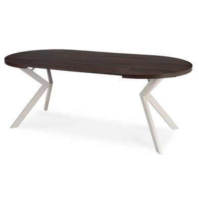 Розкладний обідній стіл Mebel Elite LUGO 90(190)* 76 см Горіх/Кашемір