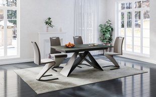 Стол Westin Ceramic OSSIDO VERDE 160(240)X90 см Бирюза / Черный SIGNAL