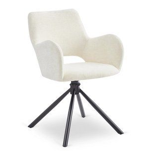 Обеденный стул поворотный MEBEL ELITE FLAV Boucle Кремовый