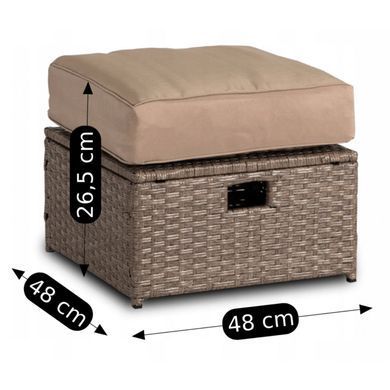 Комплект садових меблів MEBEL ELITE FLORYDA Бежевий
