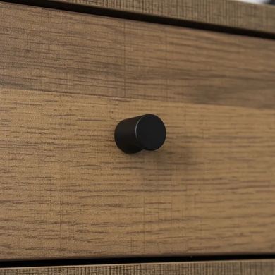 Письмовий стіл MEBEL ELITE LAMICA 100 см Горіх / Чорний
