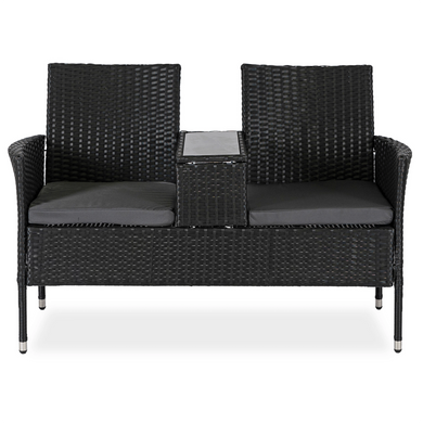 Садовый диван MEBEL ELITE KENT Черный