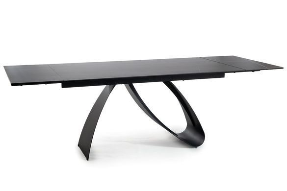 Стол обеденный Diuna Ceramic 160(240)X90 см Черная Сахара Нуар / Черный мат SIGNAL