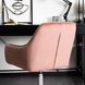 Кресло офисное поворотное бархатный MEBEL ELITE FABIO Velvet Розовый