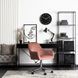 Кресло офисное поворотное бархатный MEBEL ELITE FABIO Velvet Розовый