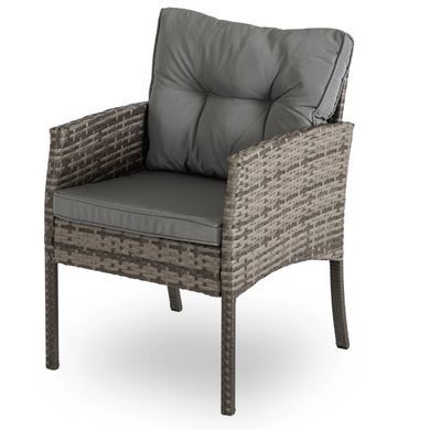 Комплект садових меблів MEBEL ELITE ATLANTA Сірий