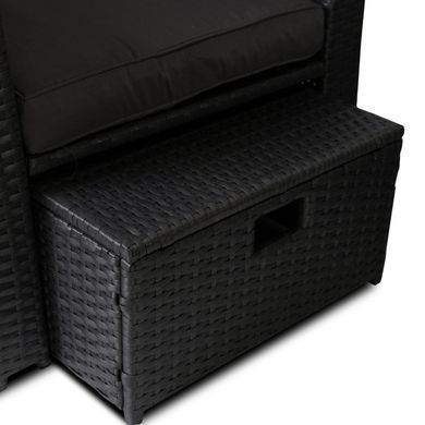 Комплект садовой мебели MEBEL ELITE FLORYDA Темно-серый