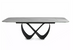Стіл Infinity Ceramic Nature Cloud 160(240)X95 см Білий Мат / Чорний мат SIGNAL