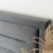 Кровать MEBEL ELITE BLOOM Welur 160x200 см Серый