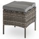 Комплект садових меблів MEBEL ELITE ATLANTA Сірий