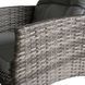 Комплект садових меблів MEBEL ELITE ATLANTA Сірий