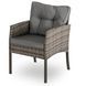 Комплект садових меблів MEBEL ELITE ATLANTA Сірий