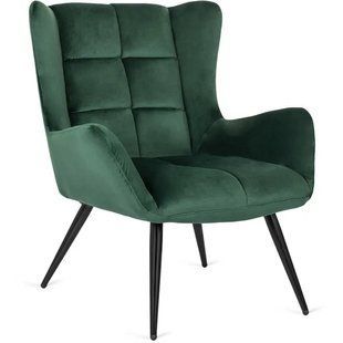 Крісло м'яке оксамитове MEBEL ELITE VINCENT Velvet Зелений
