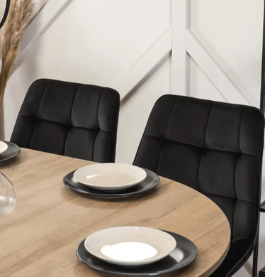Стіл кухонний розкладний MEBEL ELITE HARRY 102-142х102 см дуб рів'єра