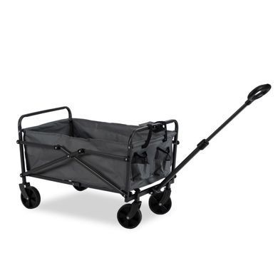 Садовий складаний візок MEBEL ELITE GILBERT 70 л Сірий