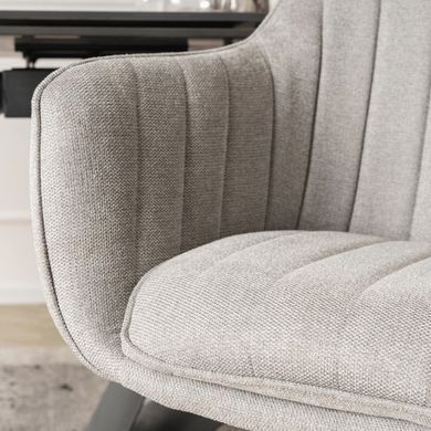 Обеденный стул поворотный MEBEL ELITE MUMBAI Серый