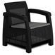 Комплект садових меблів MEBEL ELITE INDIANA Чорний