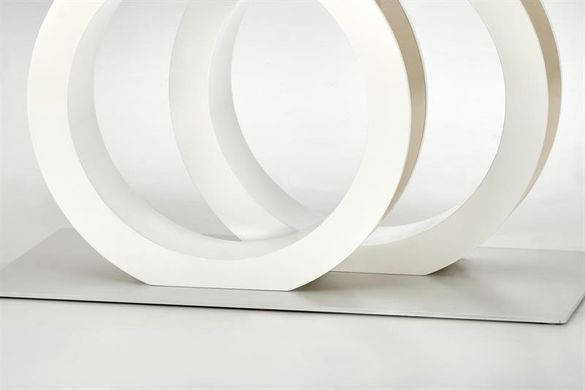 Стіл GALARDO 160(200)x90 см Білий / Золото HALMAR