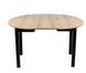 Стол кухонный раскладной MEBEL ELITE HARRY 102-142х102 см дуб ривьера / черный
