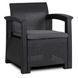 Комплект садовой мебели MEBEL ELITE BRANDON Черный