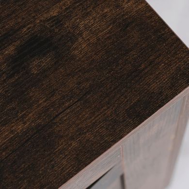 Комод с функцией сидения/тумба для обуви MEBEL ELITE MARGOT 100 см Рустикальный дуб/Черный