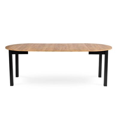 Стол MEBEL ELITE JAMES 102 (222)*102 см Дуб крафт