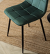 Стілець оксамитовий MEBEL ELITE PERU Velvet Зелений