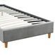 Кровать MEBEL ELITE DENNIS 90x200 см Свет Серый