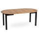 Стол MEBEL ELITE JAMES 102 (222)*102 см Дуб крафт