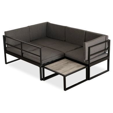 Комплект садових меблів MEBEL ELITE VERMONT Сірий