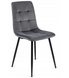 Стул бархатный MEBEL ELITE PERU Velvet Серый