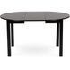 Стол кухонный раскладной MEBEL ELITE HARRY 102-142х102 см черный