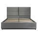 Кровать MEBEL ELITE TULSA 160x200 см Серый
