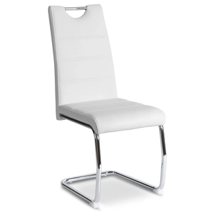 Стул MEBEL ELITE LOPEZ экокожа Белый
