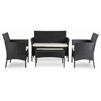 Комплект садовой мебели MEBEL ELITE MISSISIPI Черный