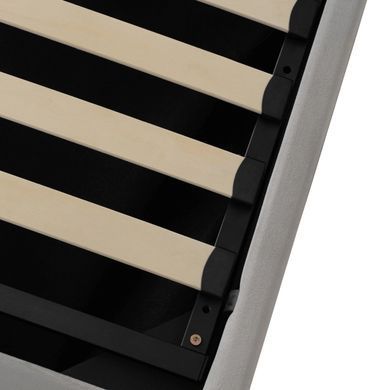 Кровать MEBEL ELITE MARSYLIA Welur 140x200 см Серый