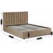 Кровать MEBEL ELITE MARI Welur 140x200 см Бежевый