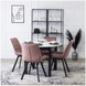 Стілець оксамитовий MEBEL ELITE RICK Velvet Рожевий