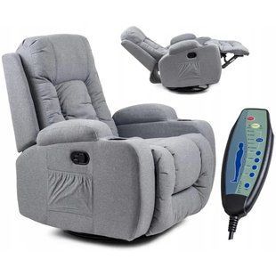 Масажне крісло MEBEL ELITE BOX 2 тканина: Сірий