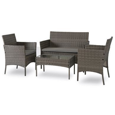 Комплект садових меблів MEBEL ELITE MISSISIPI Сірий