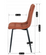 Стул бархатный MEBEL ELITE PERU Velvet Красный