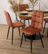 Стул бархатный MEBEL ELITE PERU Velvet Красный