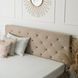 Ліжко MEBEL ELITE QUEEN Welur 160x200 см Бежевий