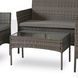 Комплект садових меблів MEBEL ELITE MISSISIPI Сірий