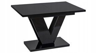 Стол MEBEL ELITE CLARK 120 (160)*80 см Черный глянец
