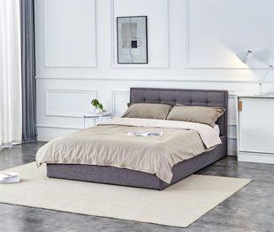 Кровать PADVA 140*200 см Серый HALMAR