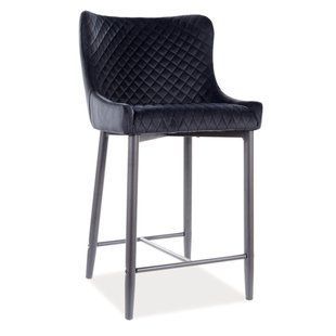 Барний стілець Colin B H-2 Velvet Чорний SIGNAL