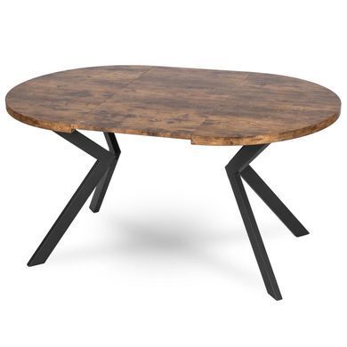 Розкладний обідній стіл MEBEL ELITE LUGO 90(190)* 76 см Дуб рустикальний