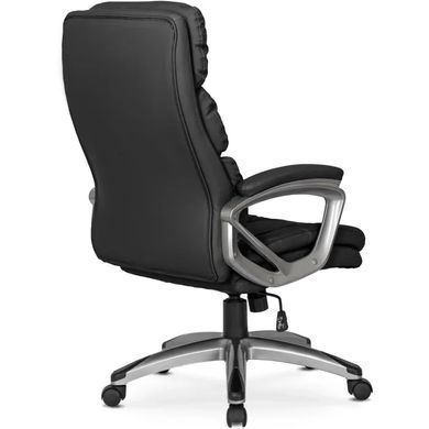 Крісло офісне обертове MEBEL ELITE STRATO Екошкіра: Чорний