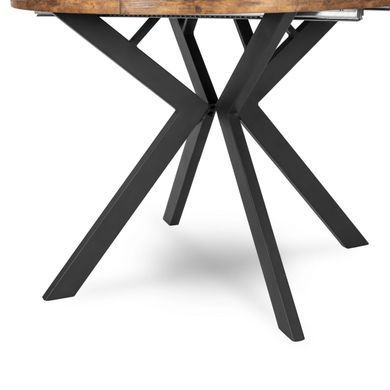 Розкладний обідній стіл MEBEL ELITE LUGO 90(190)* 76 см Дуб рустикальний